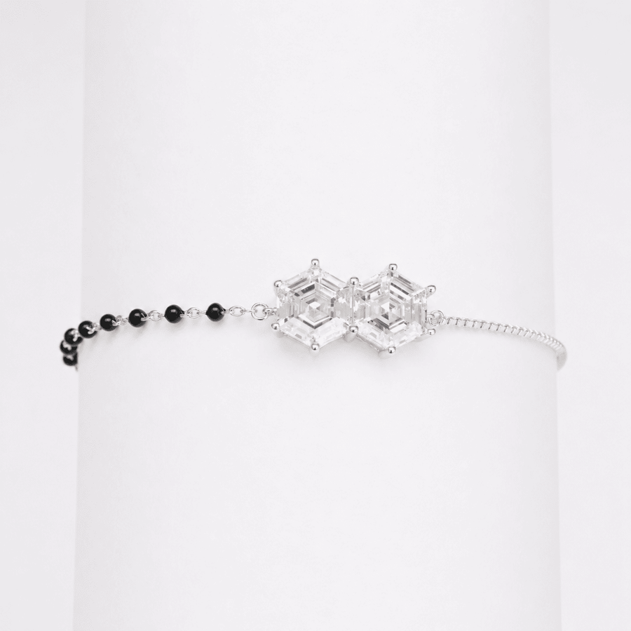925 Silver Mangalsutra Bracelet