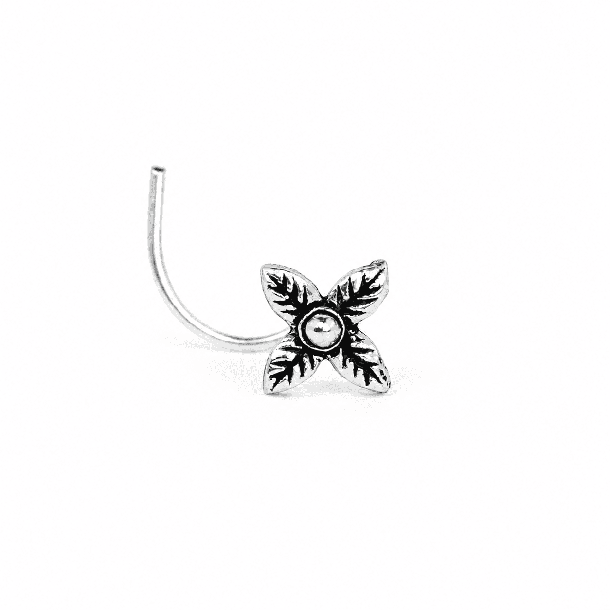 Four-Leaf Nose Pin
