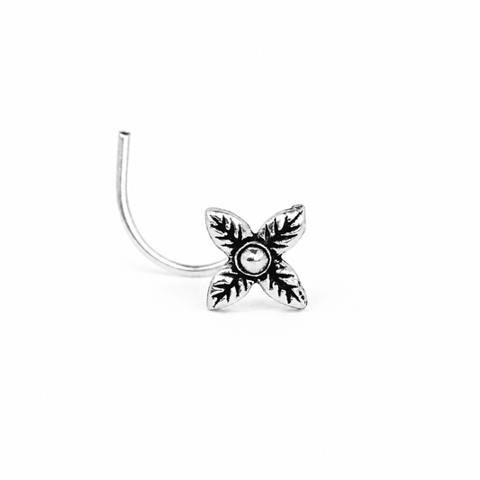 Four-Leaf Nose Pin
