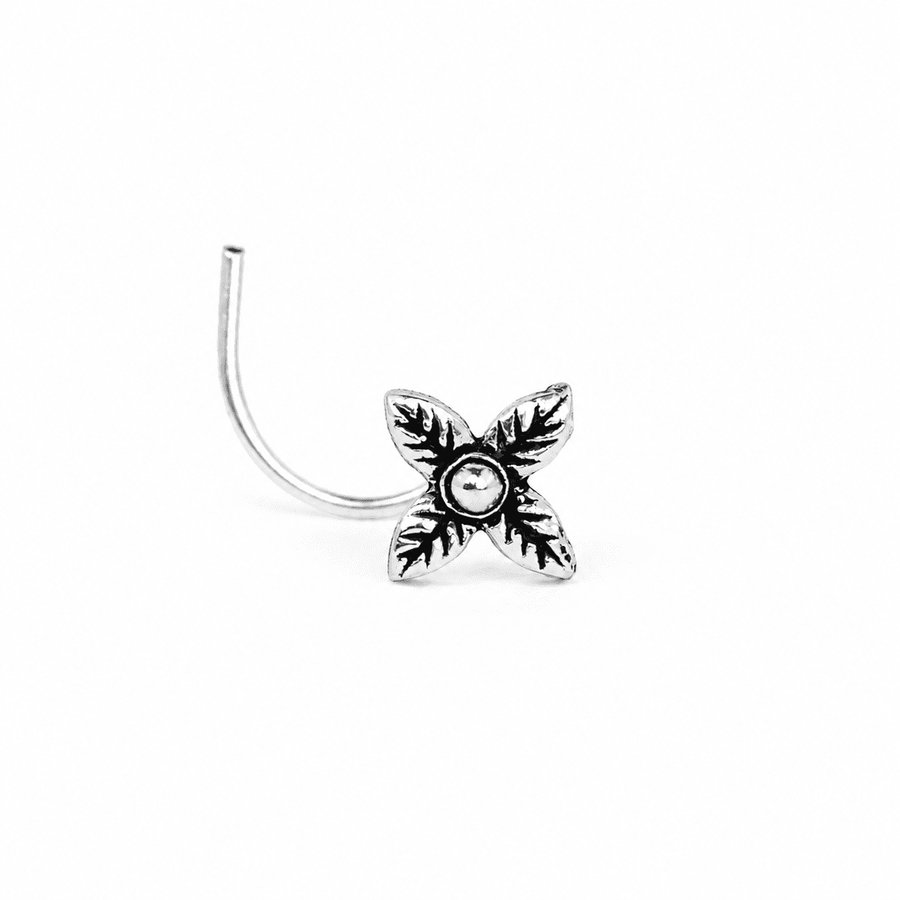 Four-Leaf Nose Pin