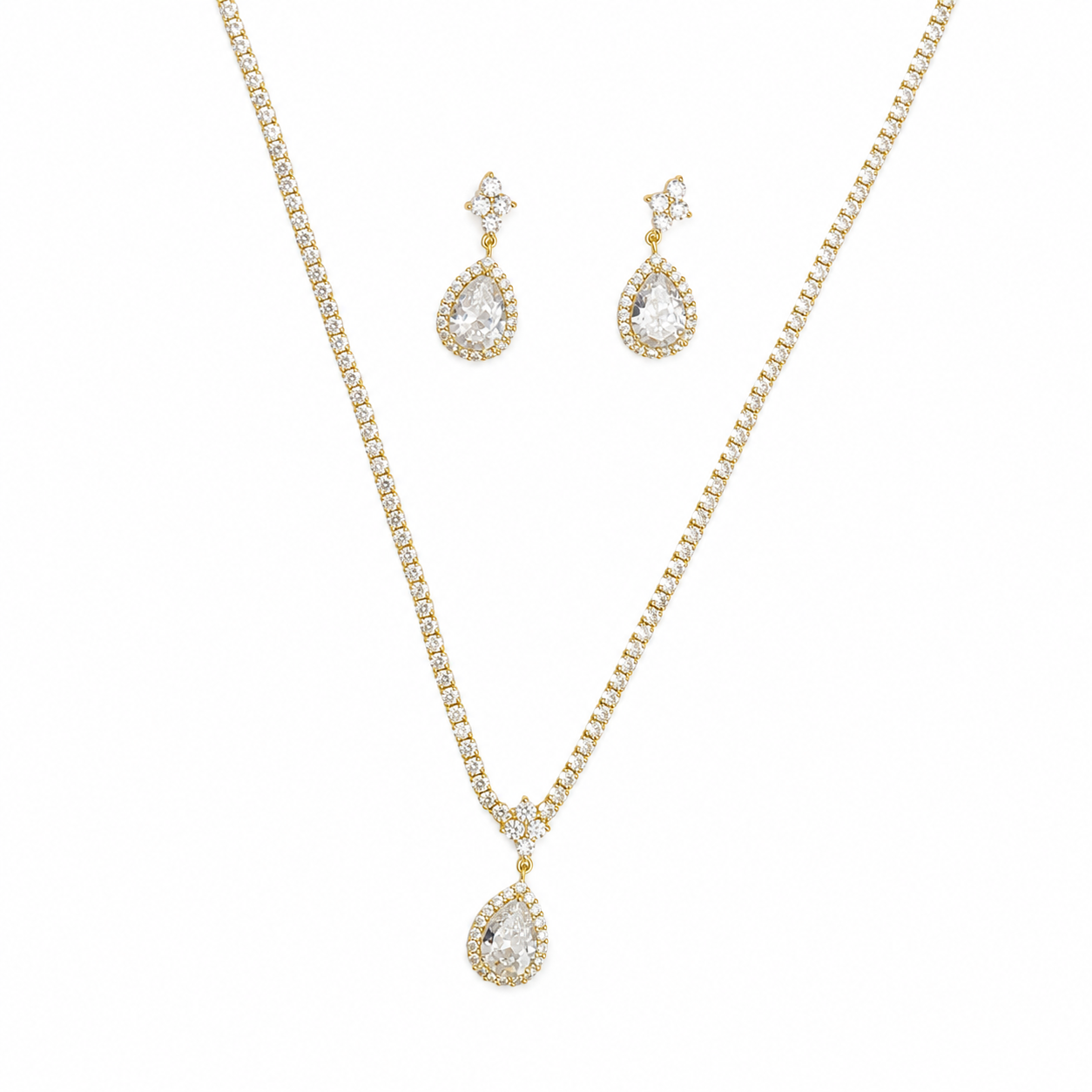 Crystal Royale Necklace With Earrings
