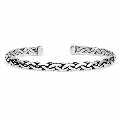 925 Silver Twisted Cuff Bracelet