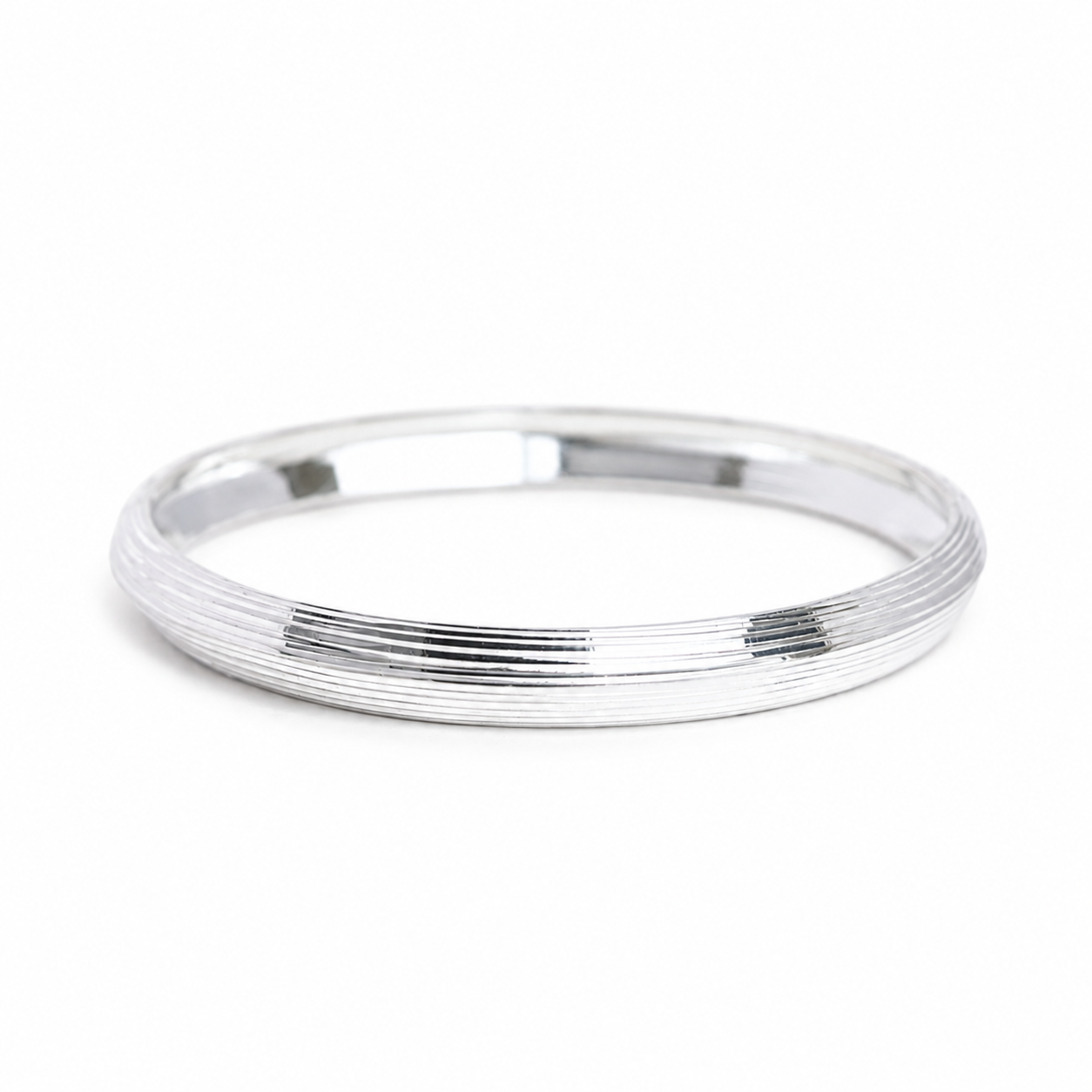 925 Silver Classic Ribbed Kada