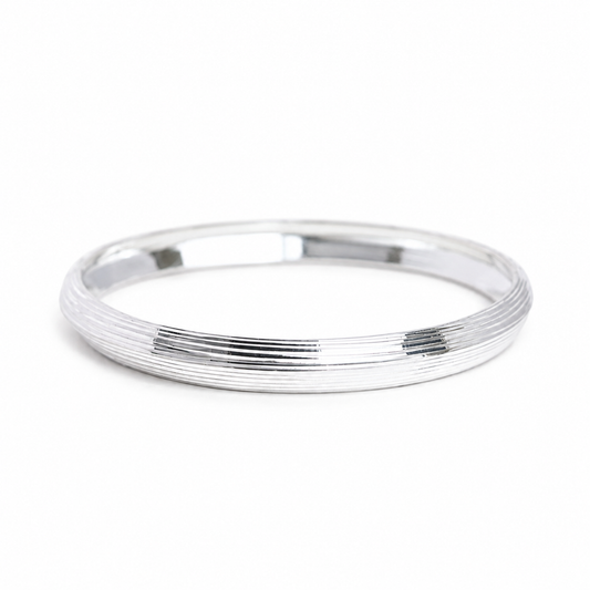 925 Silver Classic Ribbed Kada
