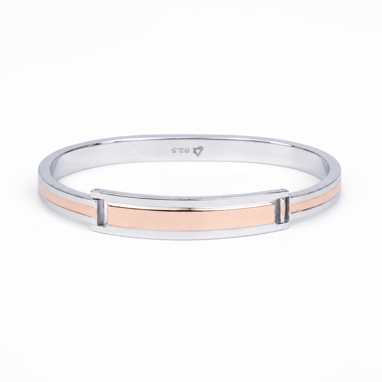 925 Silver Dual Tone Hand Kada