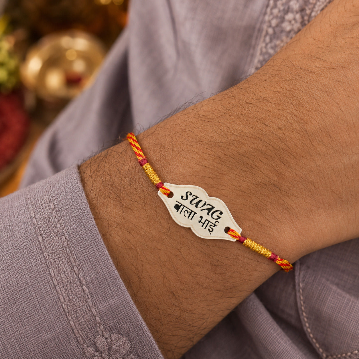 Swag 925 Silver Rakhi