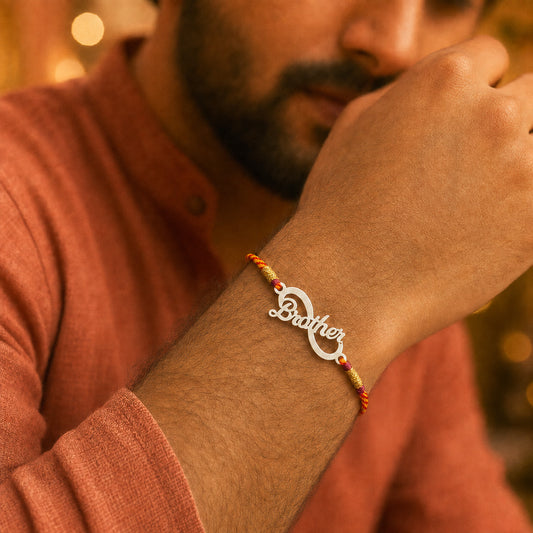 Brother 925 Silver Rakhi