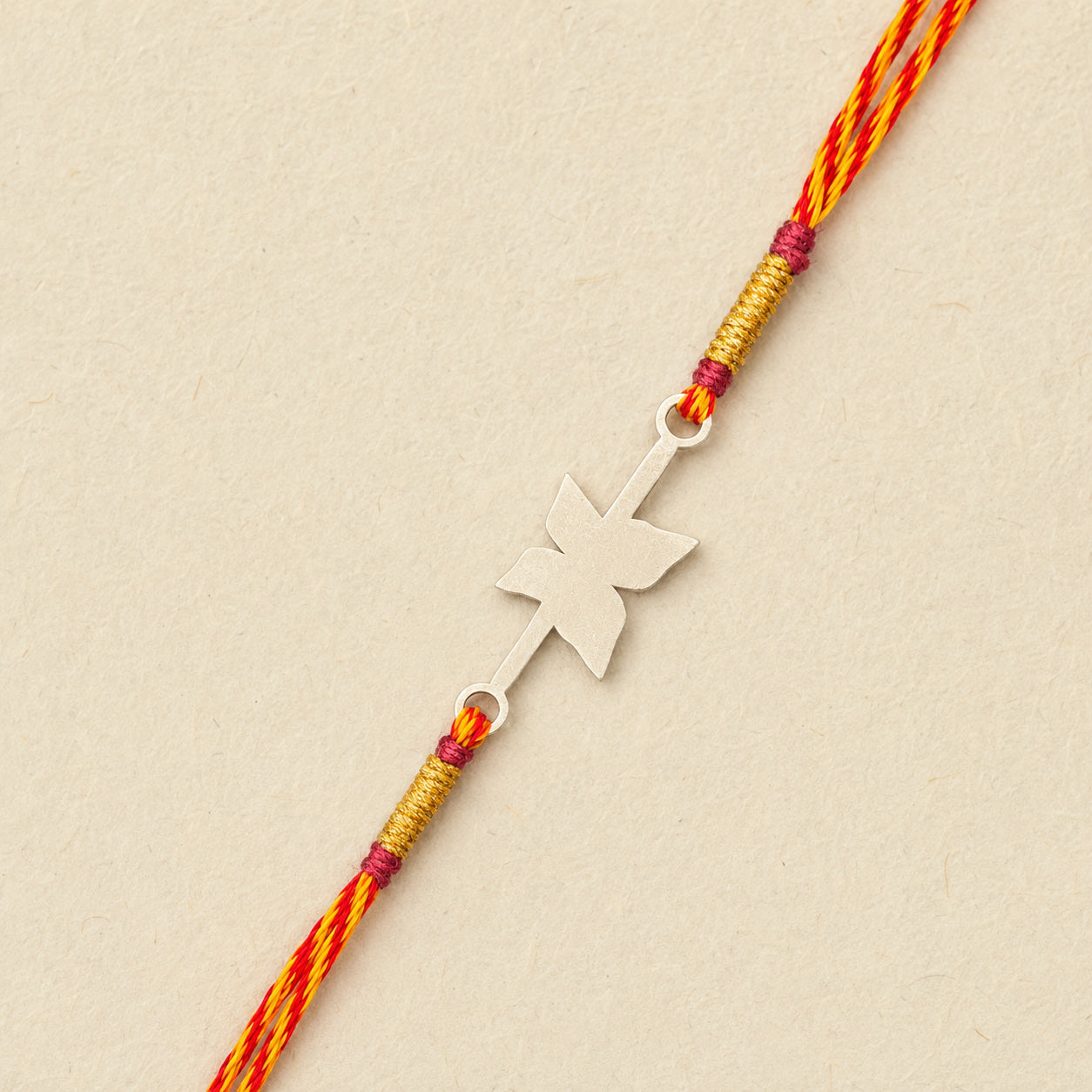 Butterfly 925 Silver Rakhi