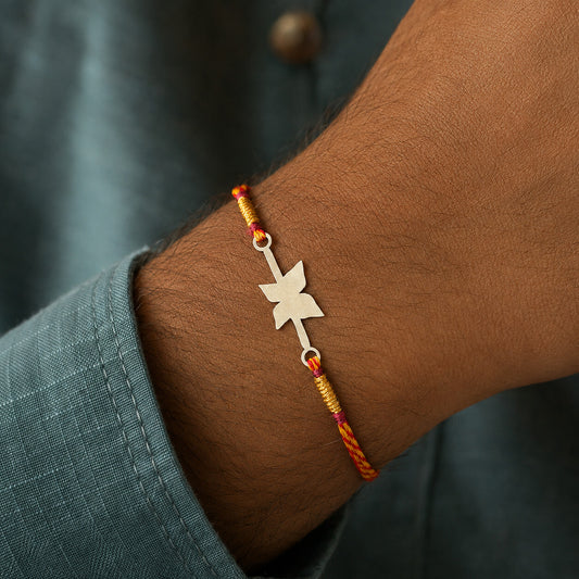 Butterfly 925 Silver Rakhi