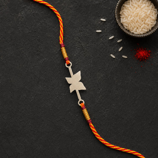 Butterfly 925 Silver Rakhi