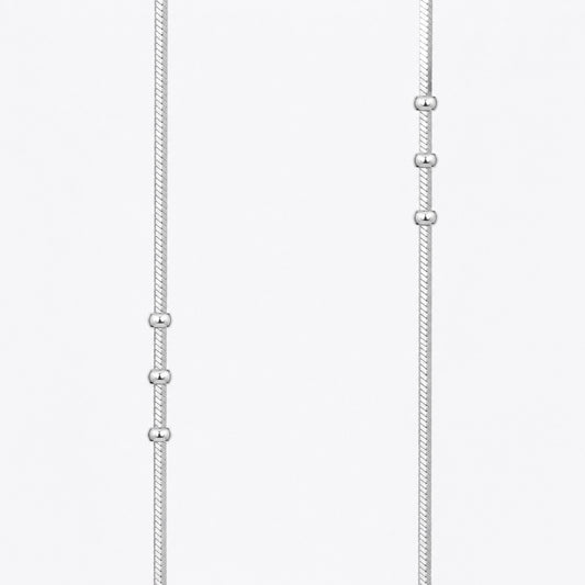 Flat Beaded Anklet (Pair)