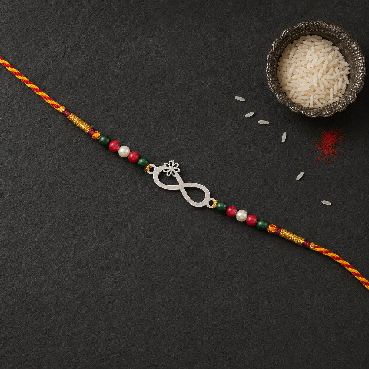 Infinity 925 Silver Rakhi
