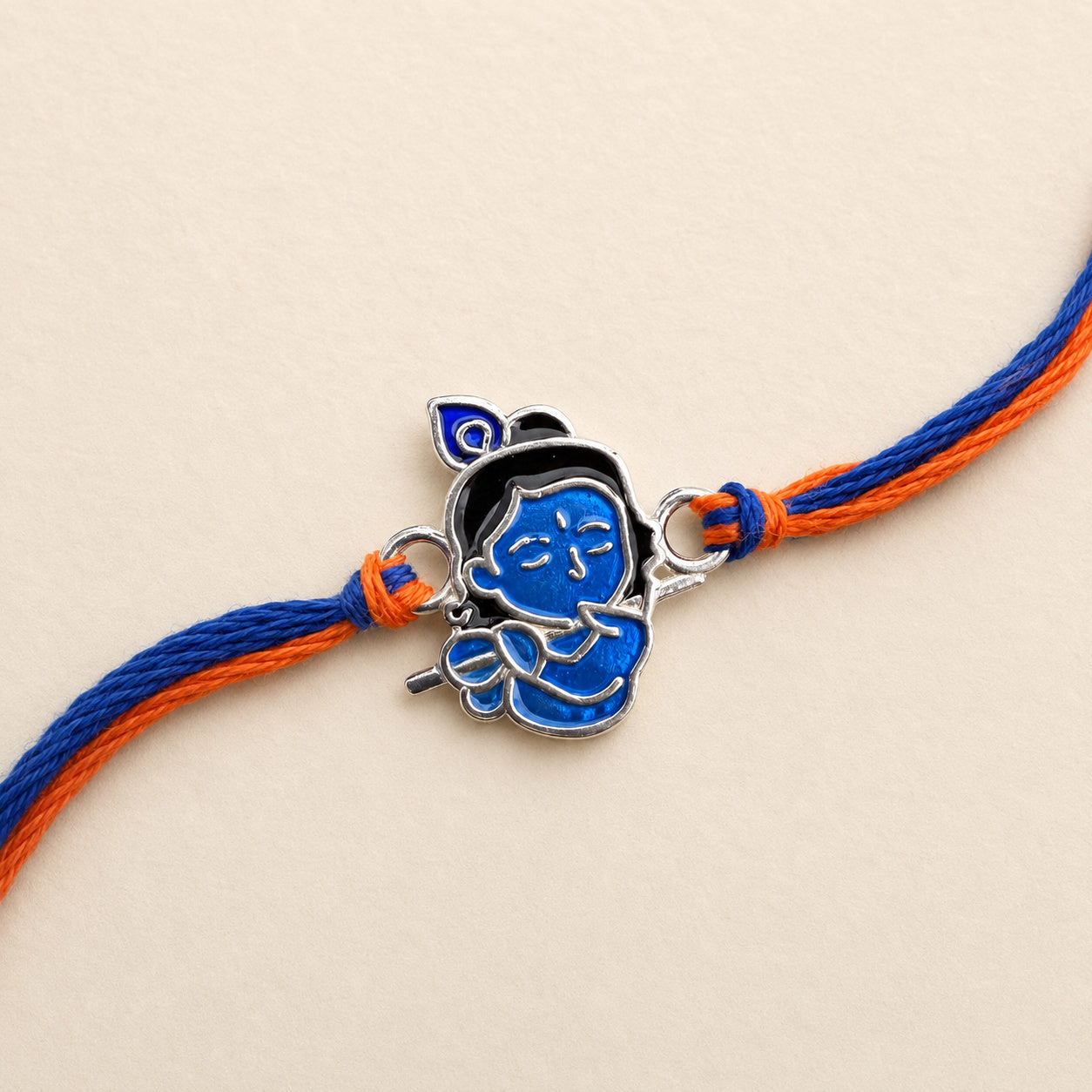 Krishna 925 Silver Rakhi