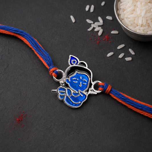 Krishna 925 Silver Rakhi