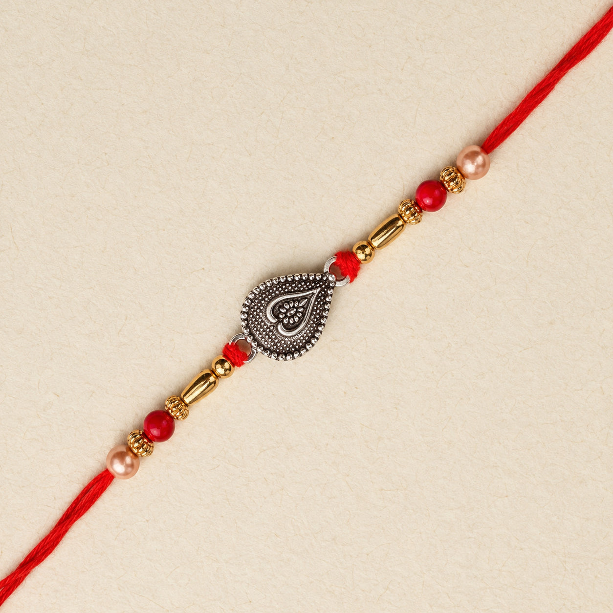 Leaf 925 Silver Rakhi