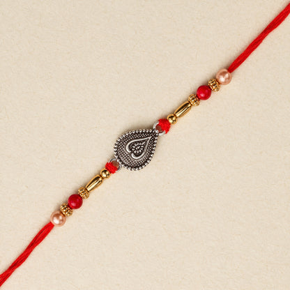 Leaf 925 Silver Rakhi