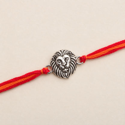 Lion 925 Silver Rakhi