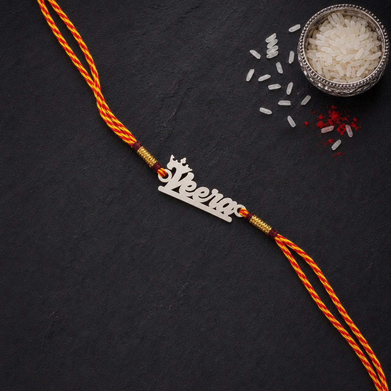 Veera 925 Silver Rakhi